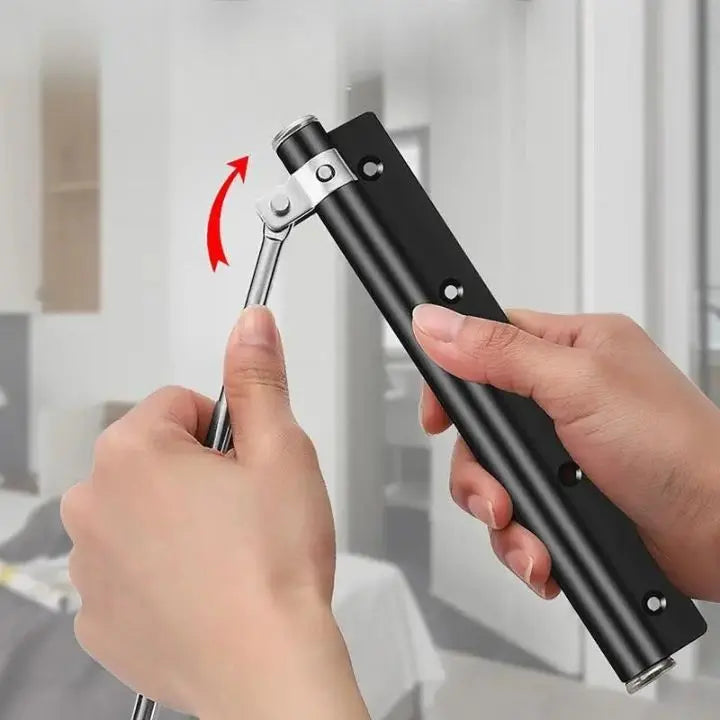 Junips | Automatic door closer – Stainless steel, quiet, easy installation