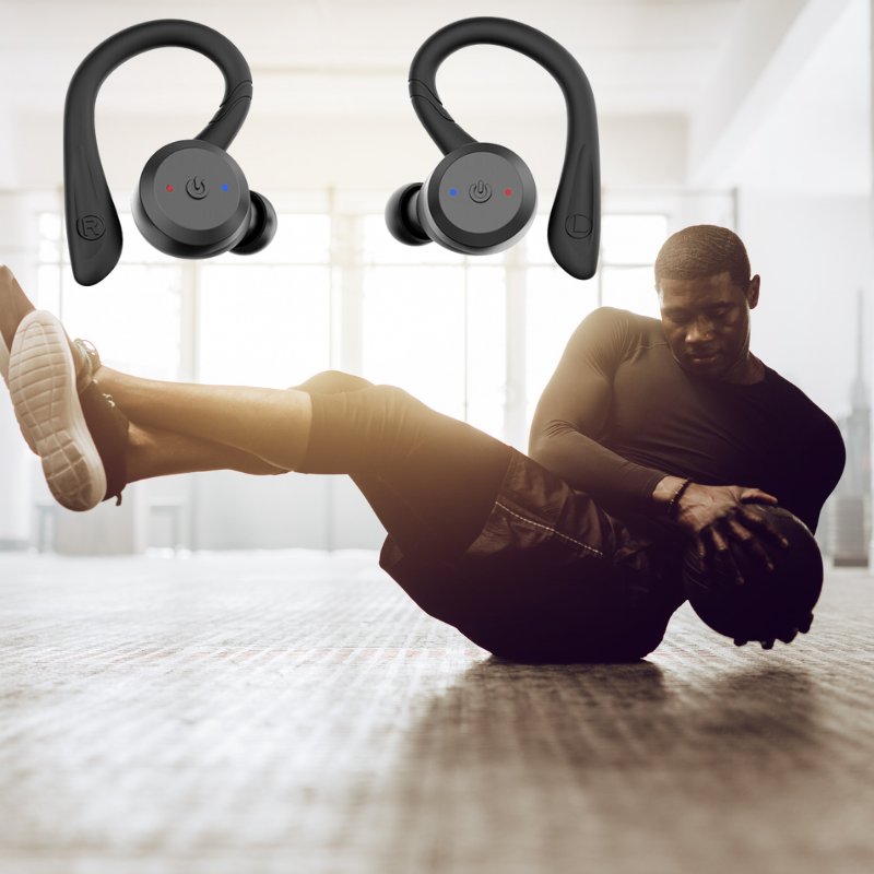 Junips | Vega Waterproof Wireless Sport Earbuds – 20 Hours Playtime | Bluetooth 5.0, IPX7 for Swimming & Fitness