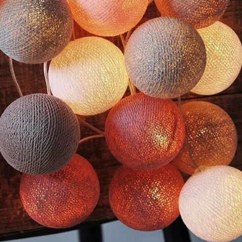 Junips | Ballton - Cotton glowing ball swing | Various color combinations