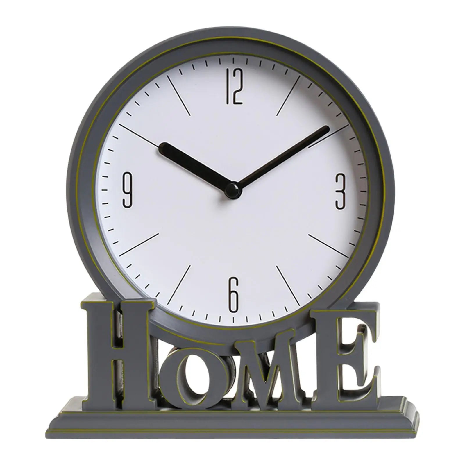 Junips | Vintage Desk Clock – Silent Clock – Home – Table Clock – Decorative – 18.5 x 6 x 20.6 cm