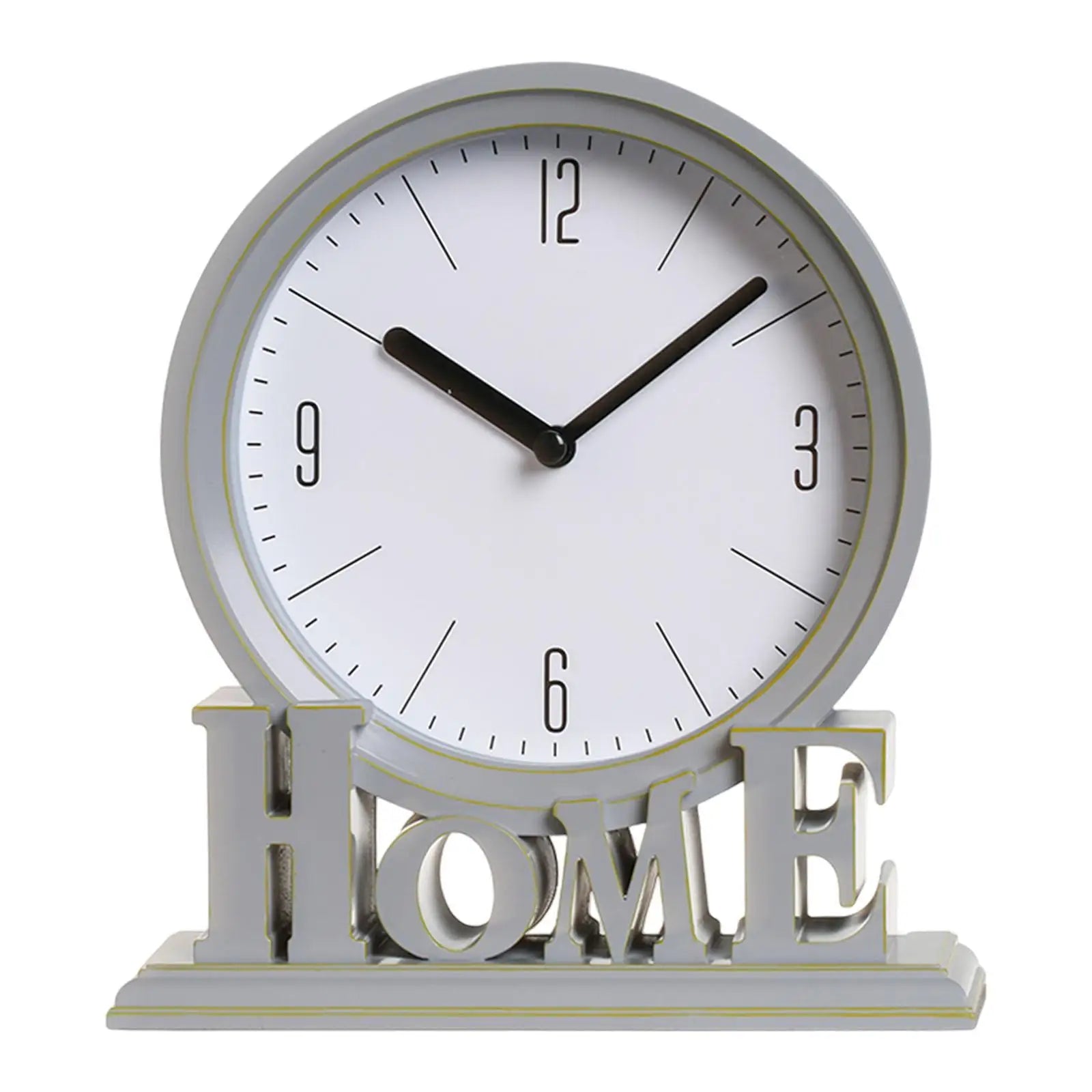 Junips | Vintage Desk Clock – Silent Clock – Home – Table Clock – Decorative – 18.5 x 6 x 20.6 cm