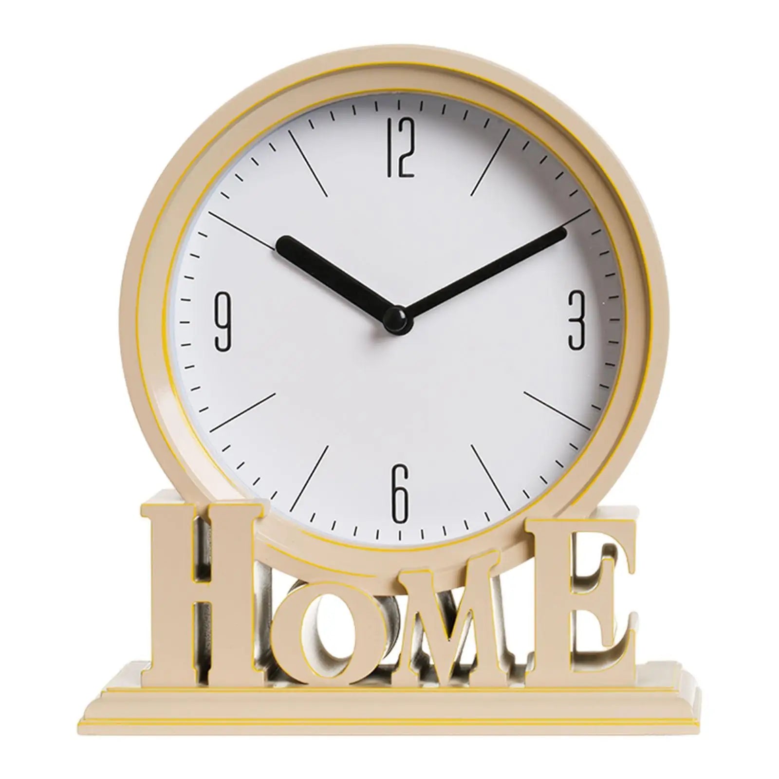 Junips | Vintage Desk Clock – Silent Clock – Home – Table Clock – Decorative – 18.5 x 6 x 20.6 cm