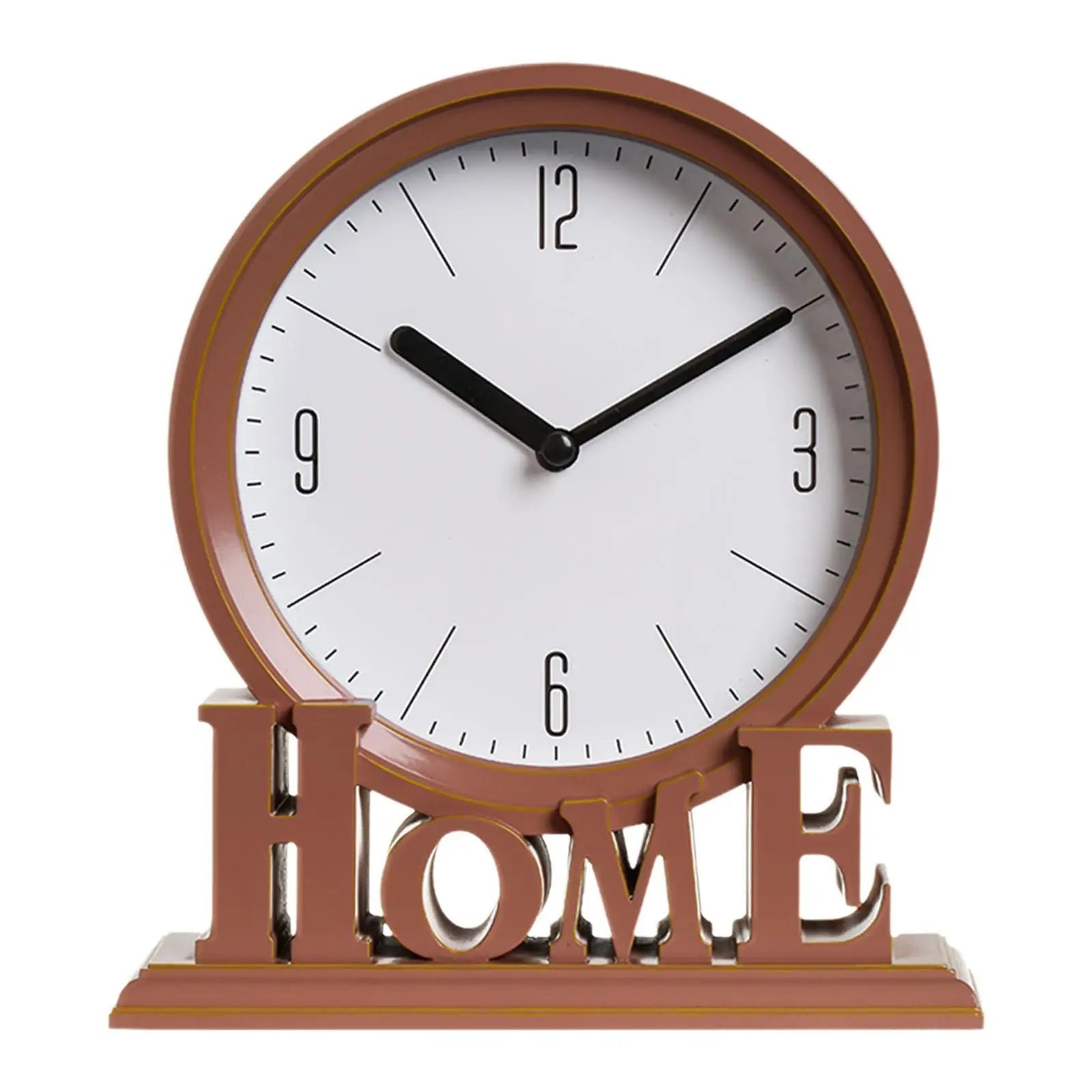 Junips | Vintage Desk Clock – Silent Clock – Home – Table Clock – Decorative – 18.5 x 6 x 20.6 cm
