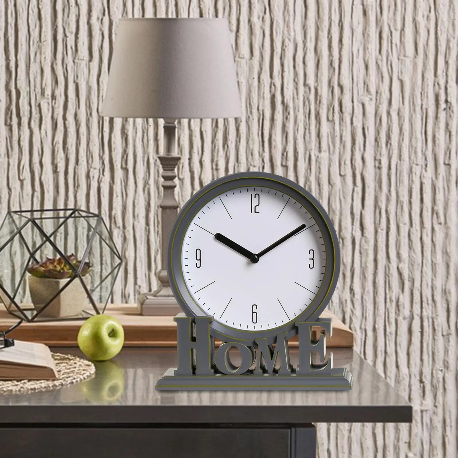 Junips | Vintage Desk Clock – Silent Clock – Home – Table Clock – Decorative – 18.5 x 6 x 20.6 cm