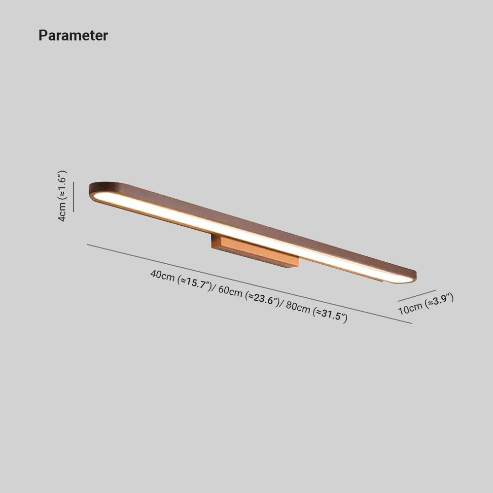 Junips | Leigh modern wall light linear, Gold, Bedroom/Bathroom, Metal