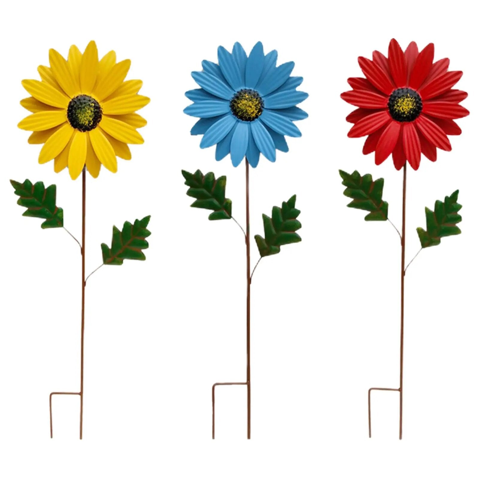 Junips | Whimsical Wind: Colorful Metal Windmill Decoration