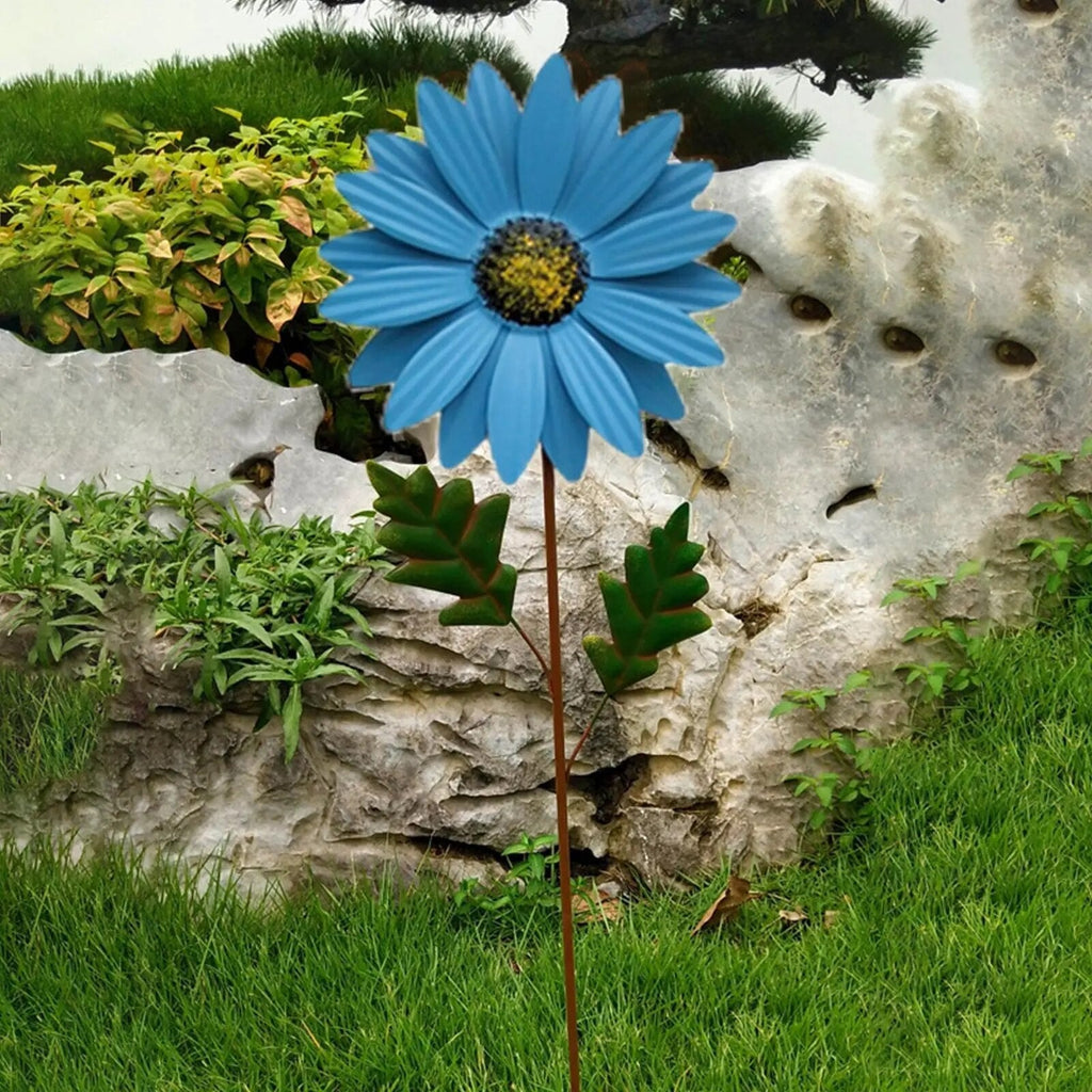 Junips | Whimsical Wind: Colorful Metal Windmill Decoration