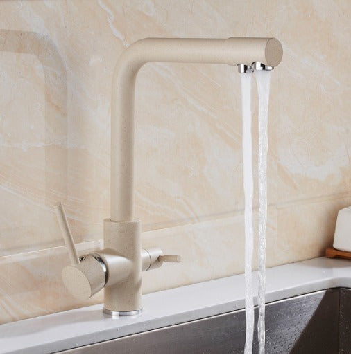 Junips | Filtered Water Kitchen Faucet Double Handle Faucet