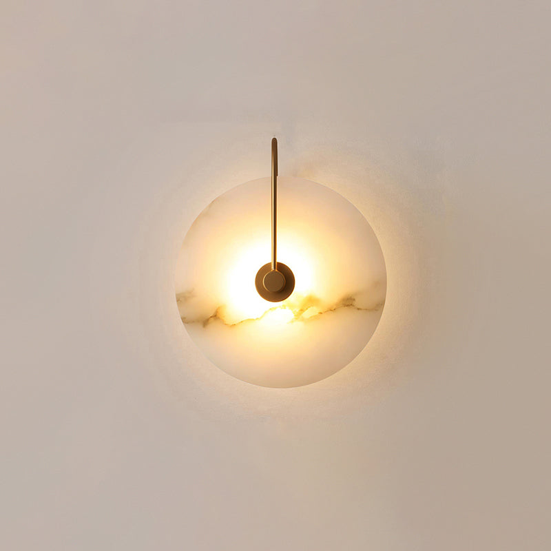 Junips | White Alabaster Wall Lamp