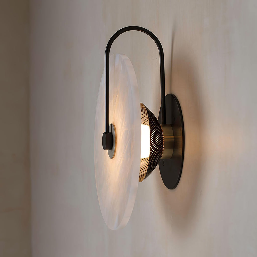 Junips | White Alabaster Wall Lamp