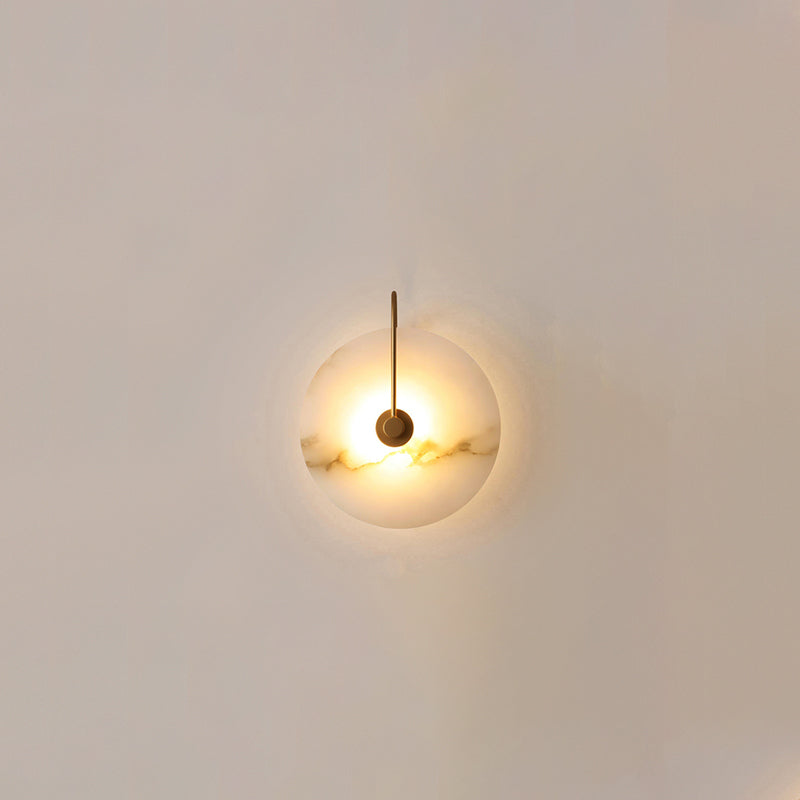 Junips | White Alabaster Wall Lamp