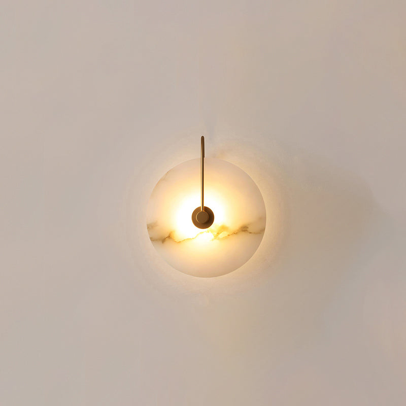 Junips | White Alabaster Wall Lamp