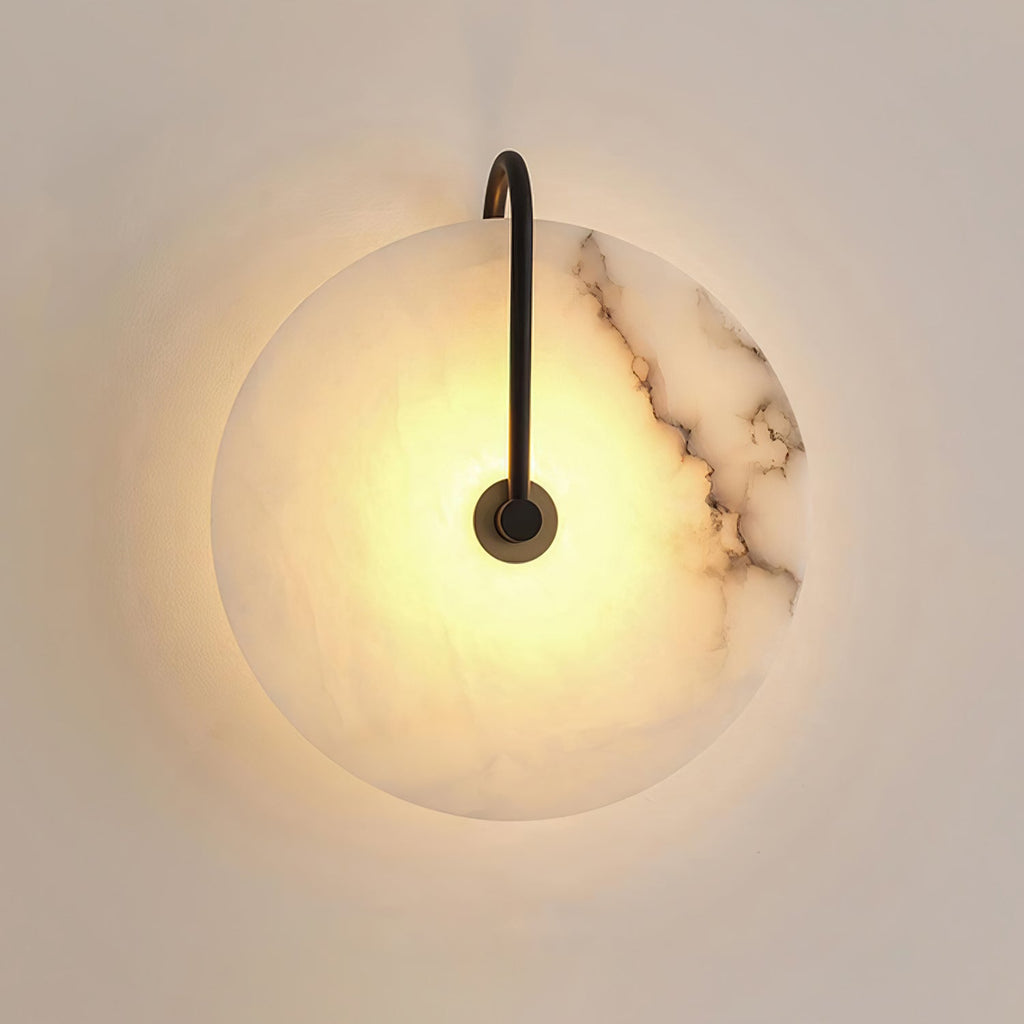 Junips | White Alabaster Wall Lamp