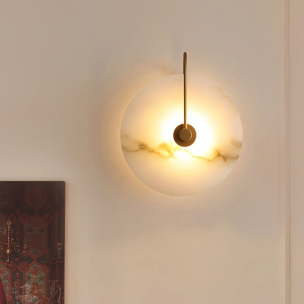 Junips | White Alabaster Wall Lamp