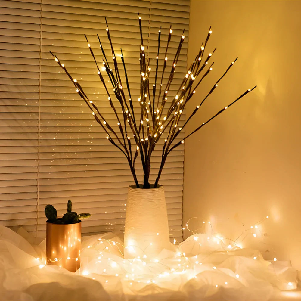 Junips | LED Lighted Artificial Branch Table Lamp