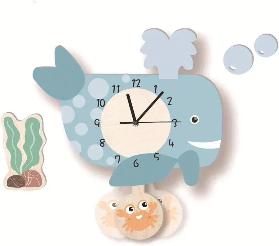 Junips | Frendorf – Children's pendulum clock with animal designs