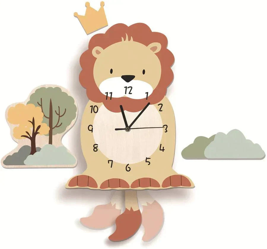 Junips | Frendorf – Children's pendulum clock with animal designs