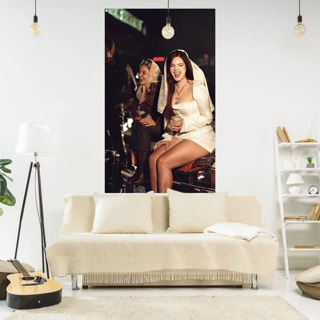Junips | Lana Del Rey Poster Tapestry Wall Decoration - Smoker - Aesthetic Bedroom or Home Decoration