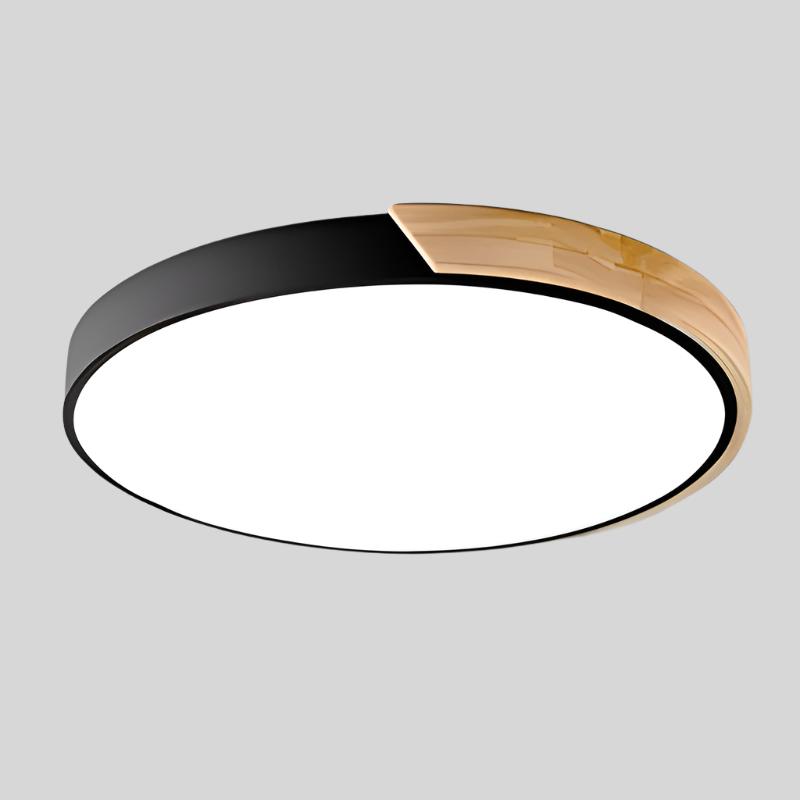 Junips | Wood Macaroon Circular Ceiling Light