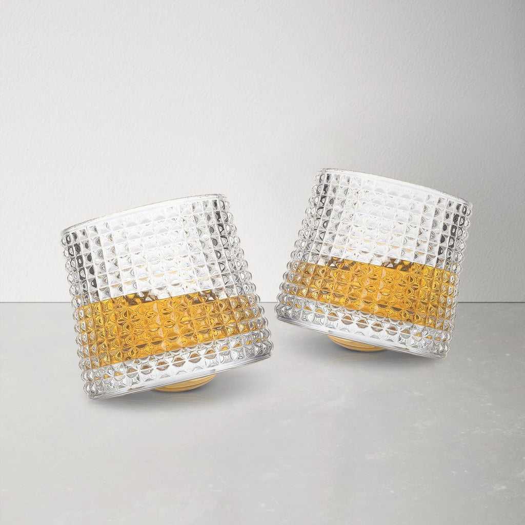 Junips | Rotatable Whiskey Tumbler Set
