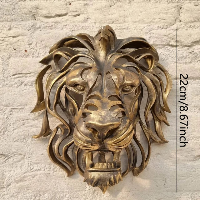 Junips | RegalRoar Lion - Lion Head Wall Sculpture