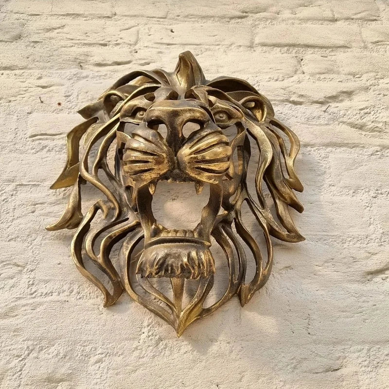 Junips | RegalRoar Lion - Lion Head Wall Sculpture