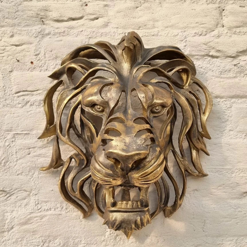 Junips | RegalRoar Lion - Lion Head Wall Sculpture