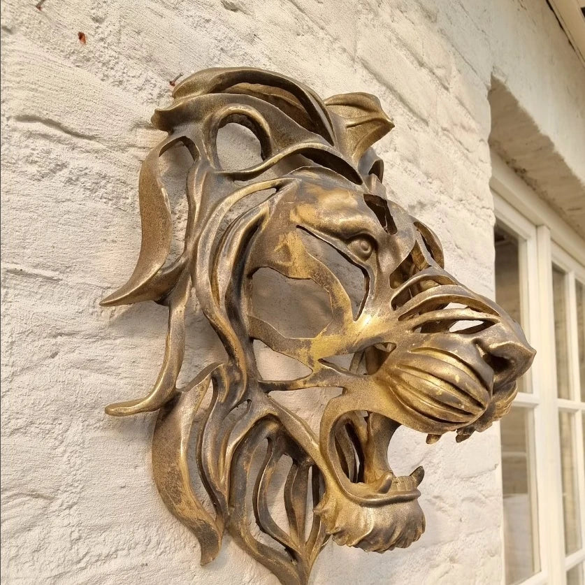Junips | RegalRoar Lion - Lion Head Wall Sculpture