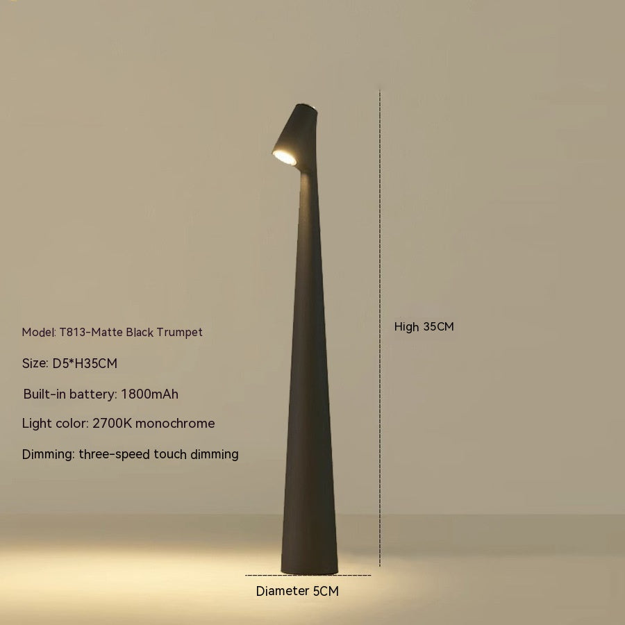 Junips | Table Lamp Modern Red Metal LED Light