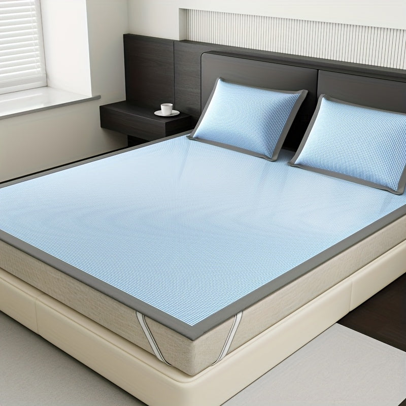 Junips | AeroCool Cooling Mattress Protector – Breathable Ice Silk Bed Cover for Hot Sleepers