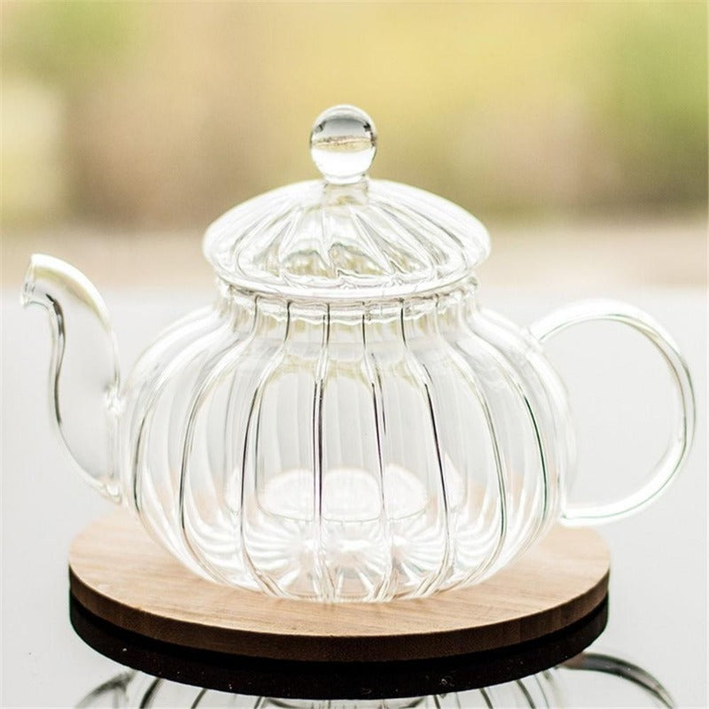 Junips | Crystal Clear Glass Teapot Set