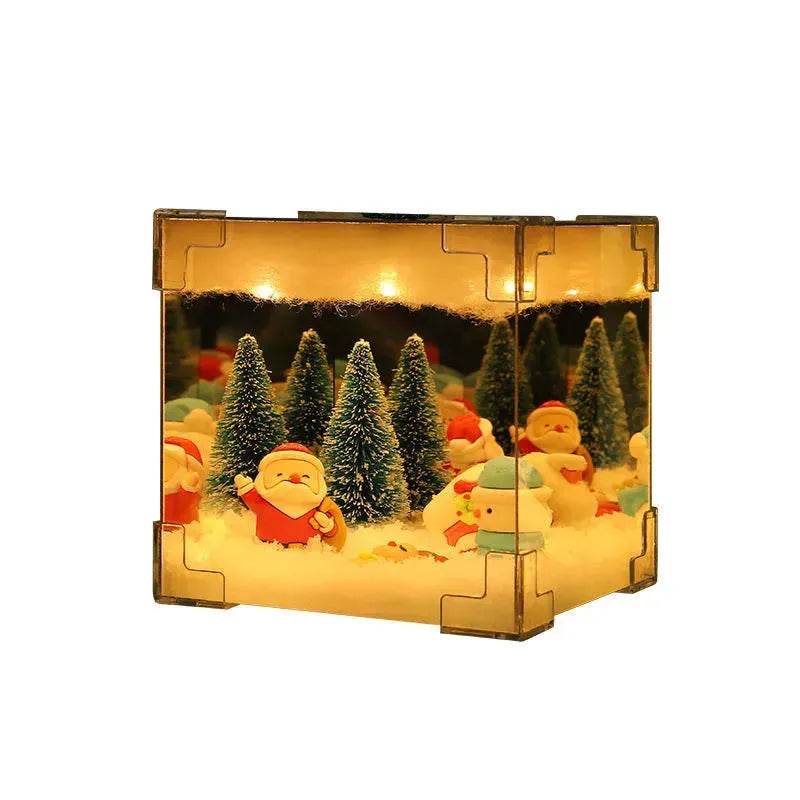 Junips | Christmas Cube Night Light Lamp Desktop Decoration Christmas gifts