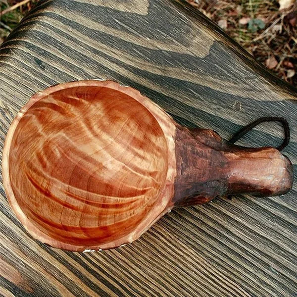 Junips | Wooden Cup - WildSip - Handmade Animal Design - Adventurous Hydration