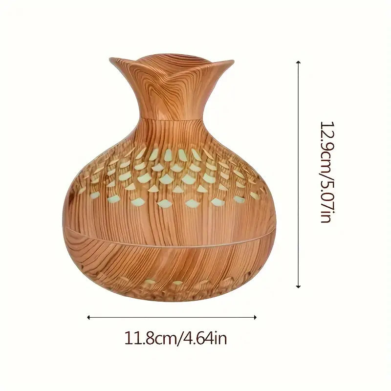 Junips | Aromatherapy air humidifier with LED – Diffuser in wood look & night light