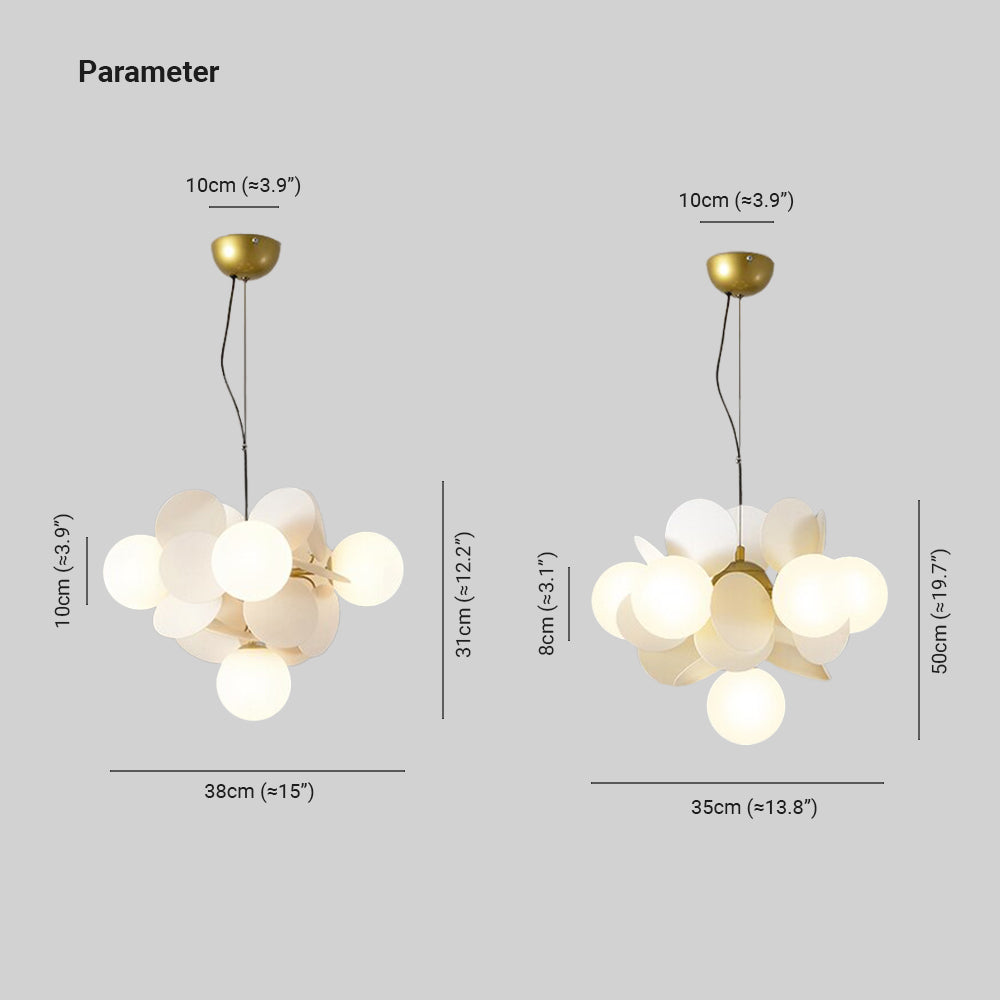 Junips | Flower Branch Chandelier Living Room