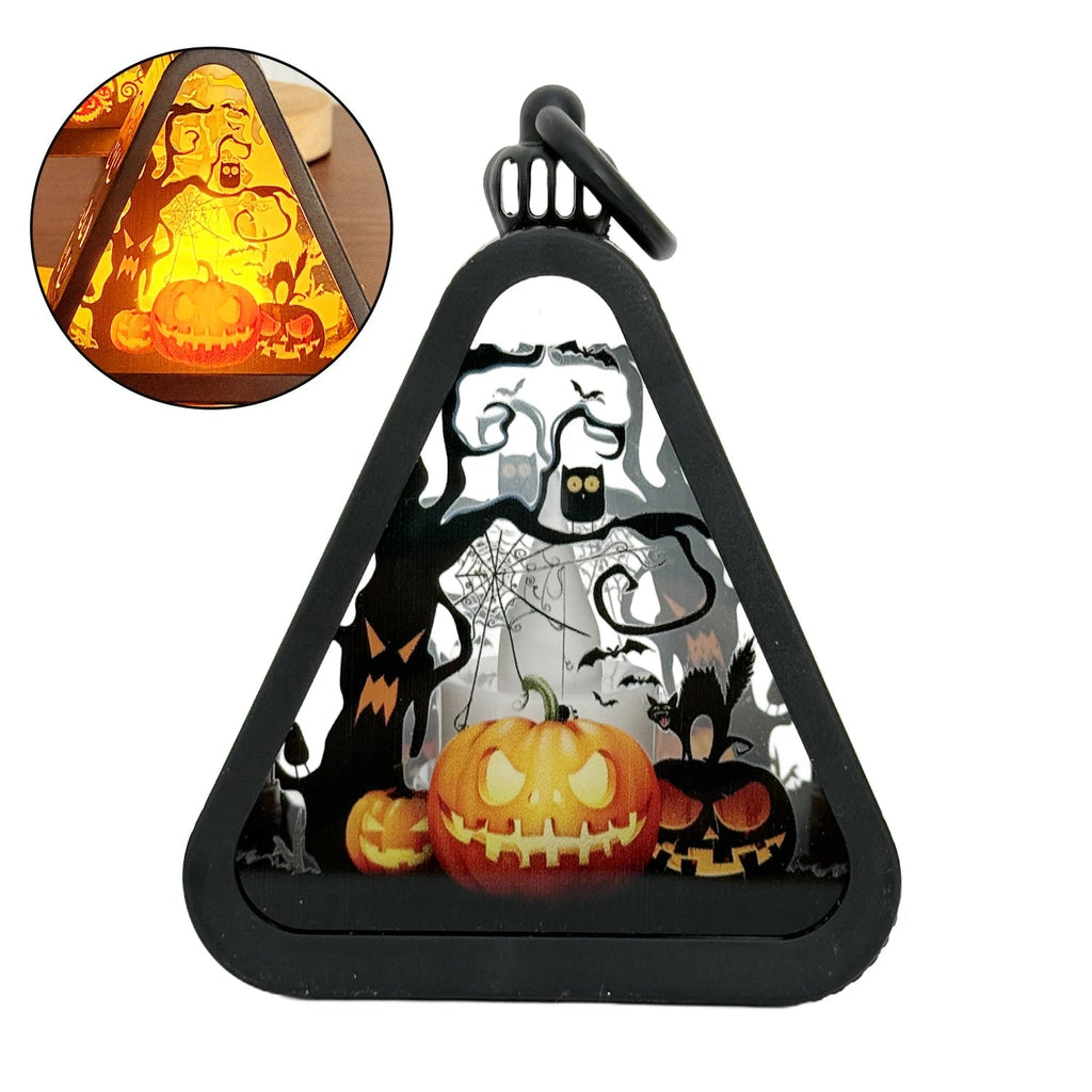 Junips | Halloween Decor Triangle Table Lamp