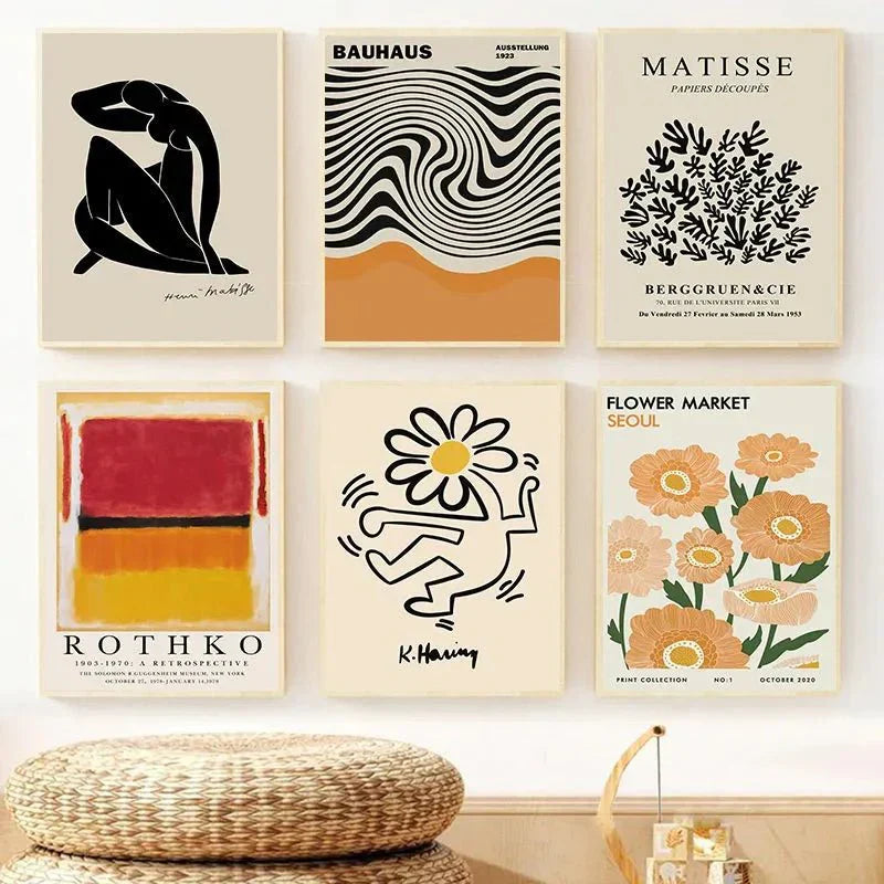Junips | Abstract Canvas Wall Art Poster