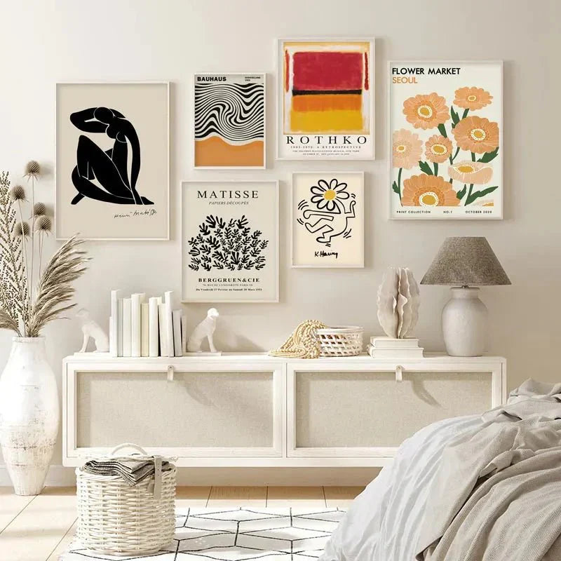 Junips | Abstract Canvas Wall Art Poster
