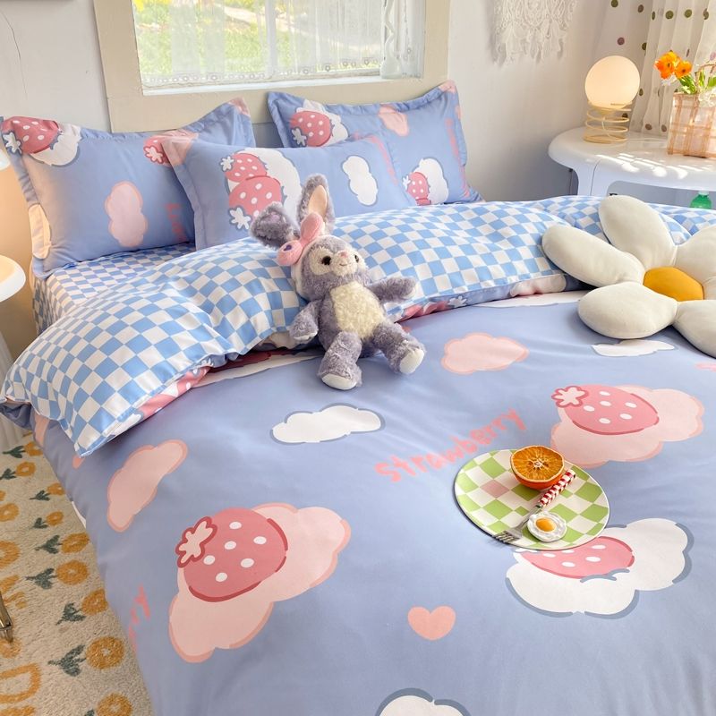 Junips | Abstract Chessboard Single Bed Linen Set
