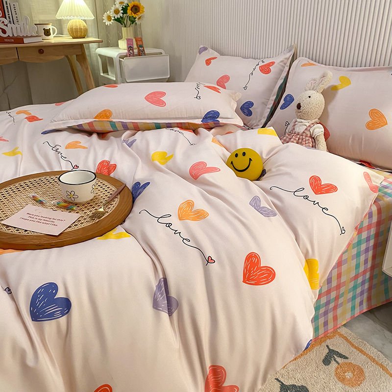 Junips | Abstract Chessboard Single Bed Linen Set