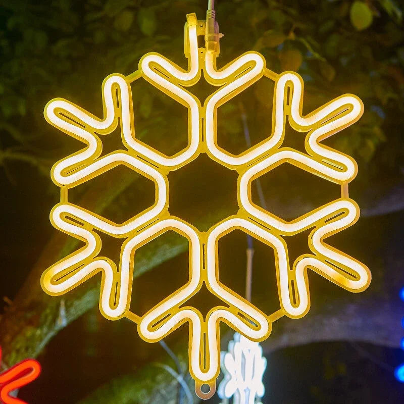 Junips | Waterproof LED Snowflake Light for Festive Winter Decoration