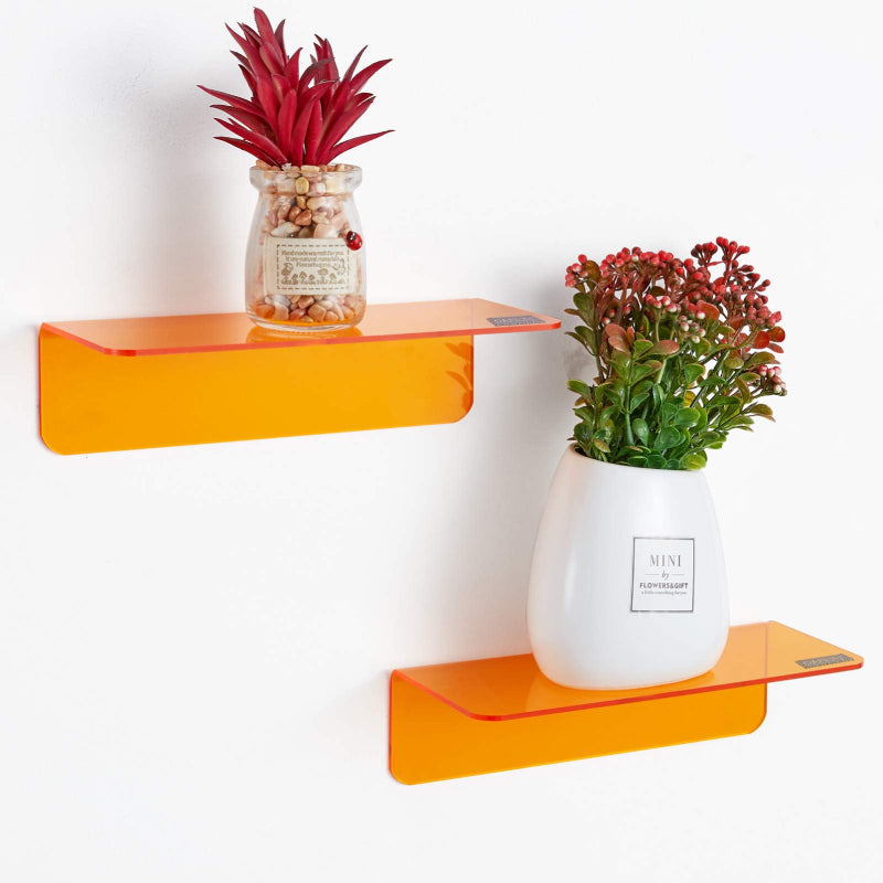 Junips | Neon Acrylic Floating Shelf