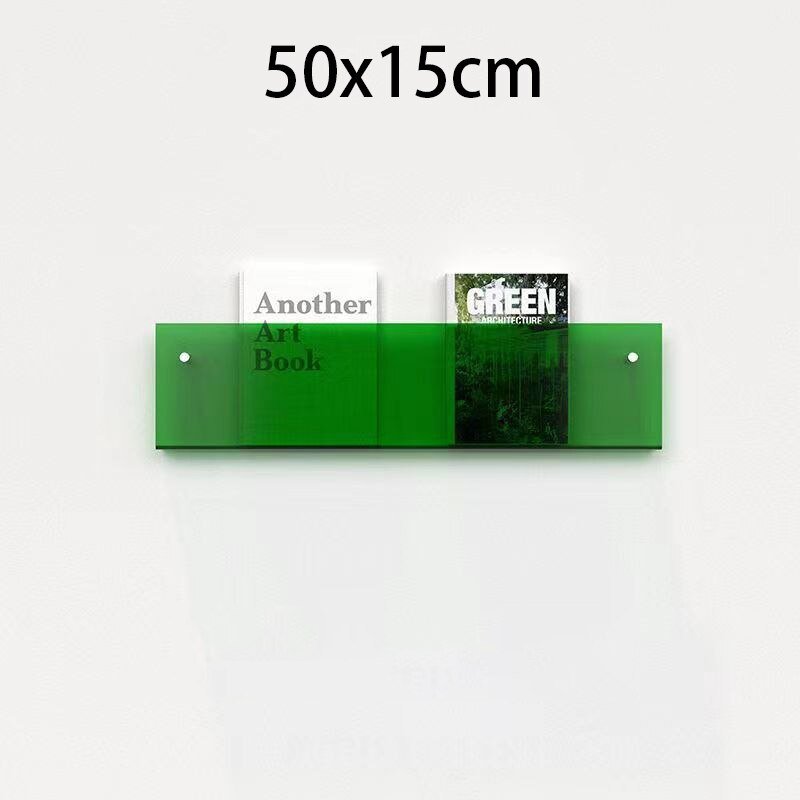 Junips | Acrylic Wall-mounted 'Floating' Magazine Holder
