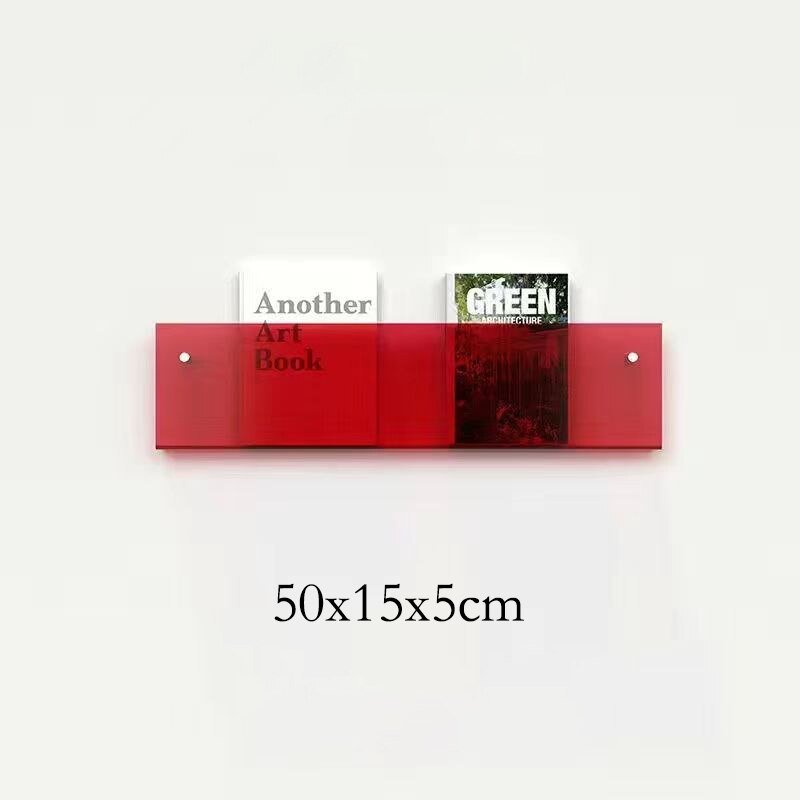 Junips | Acrylic Wall-mounted 'Floating' Magazine Holder