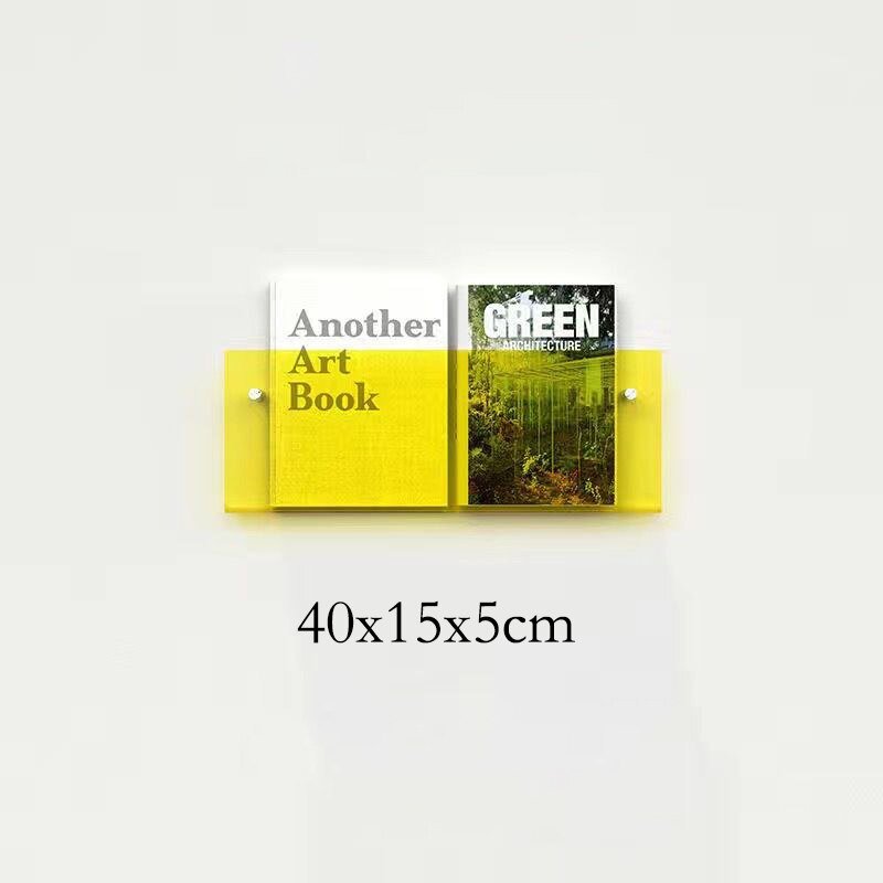 Junips | Acrylic Wall-mounted 'Floating' Magazine Holder