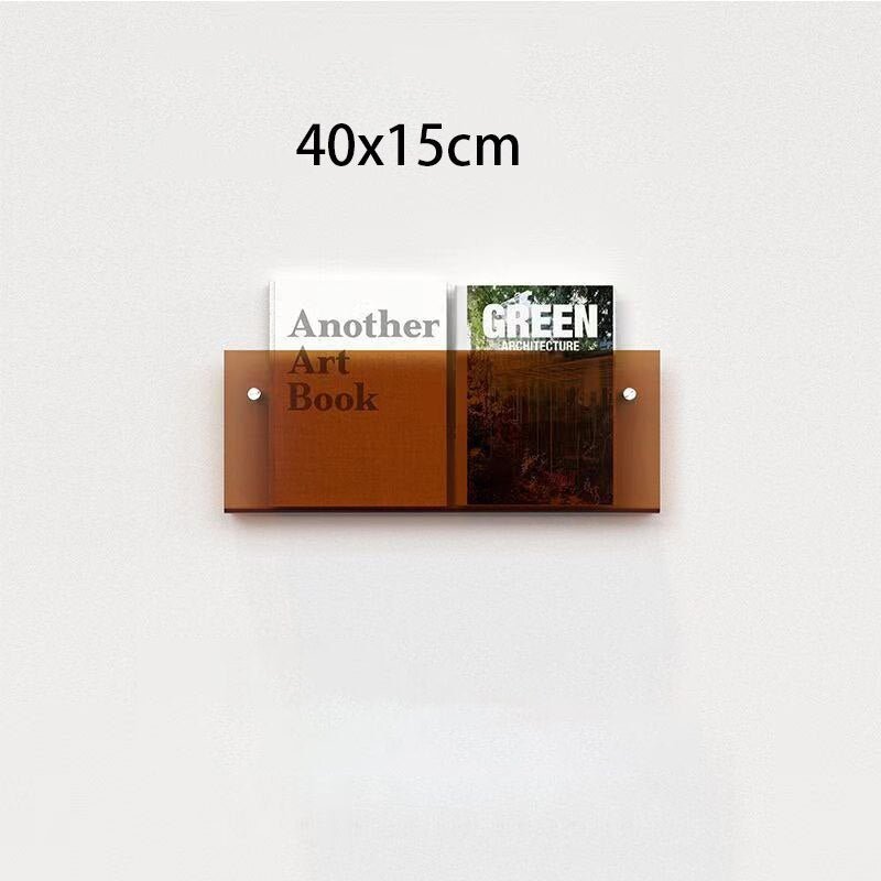 Junips | Acrylic Wall-mounted 'Floating' Magazine Holder