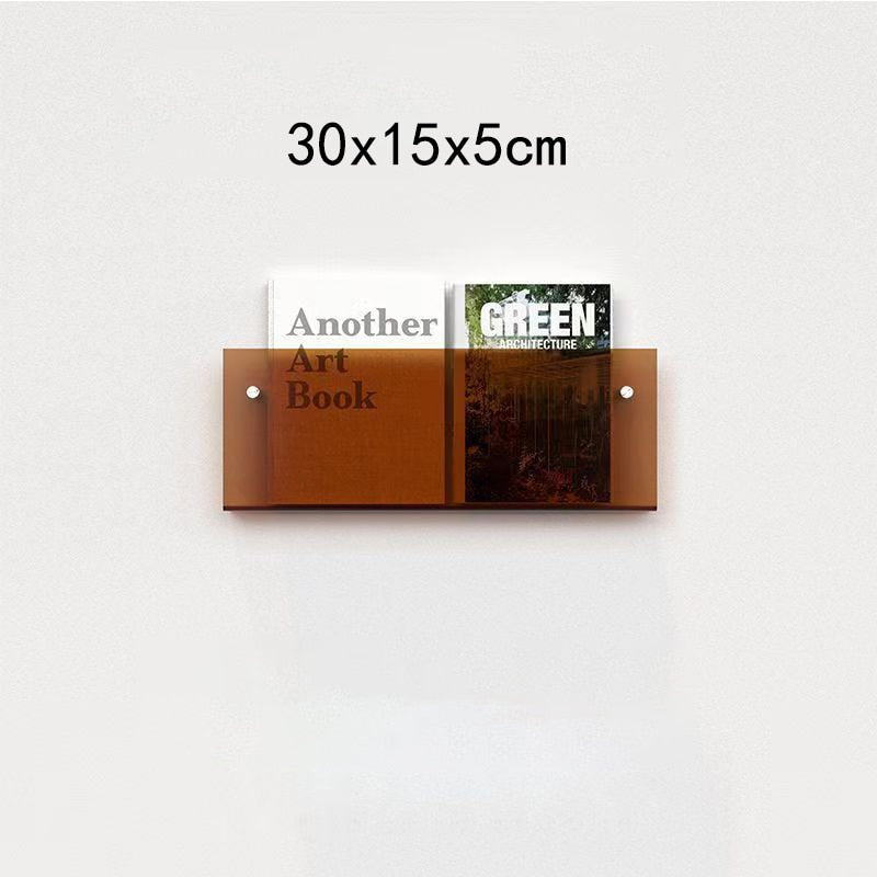 Junips | Acrylic Wall-mounted 'Floating' Magazine Holder