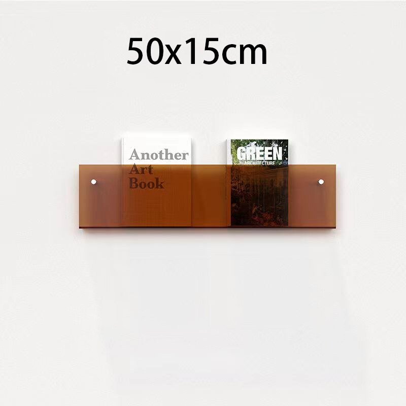 Junips | Acrylic Wall-mounted 'Floating' Magazine Holder