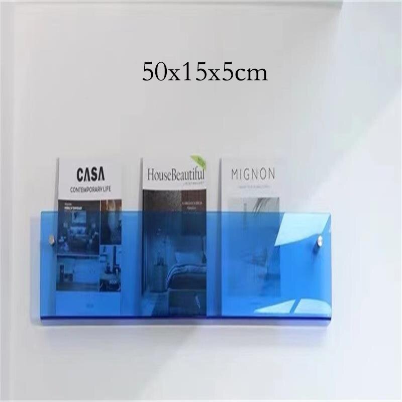 Junips | Acrylic Wall-mounted 'Floating' Magazine Holder