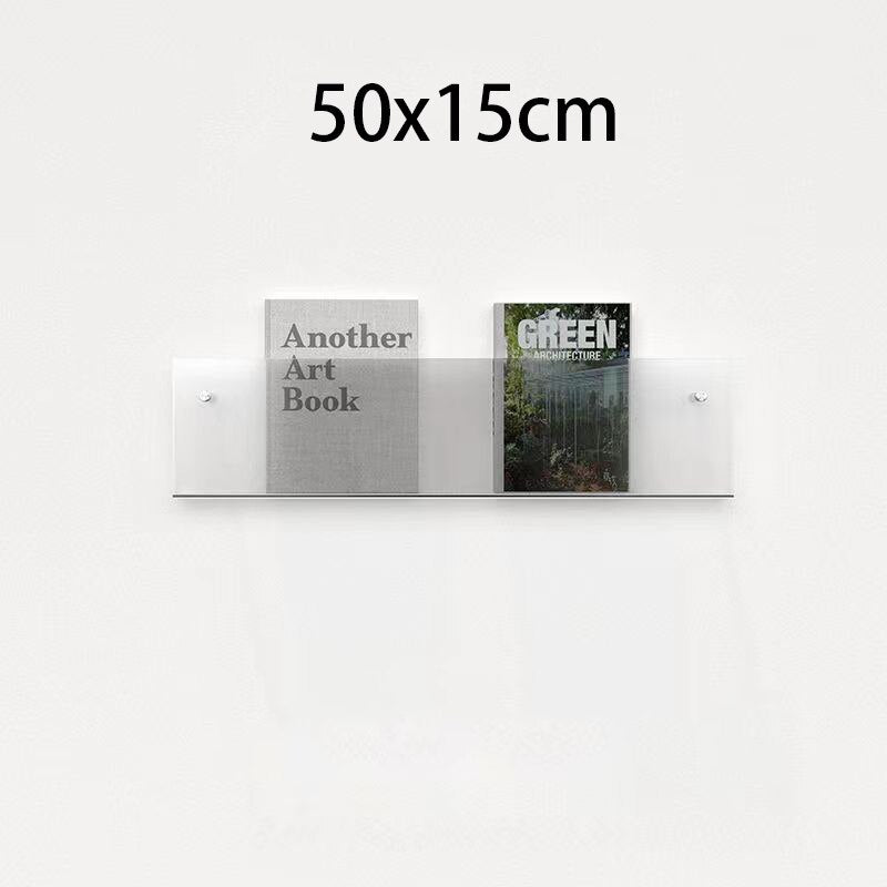 Junips | Acrylic Wall-mounted 'Floating' Magazine Holder